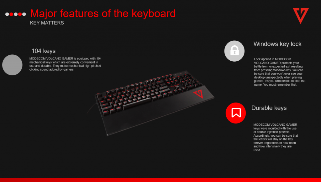 Teclado Mecanico Gaming MODECOM