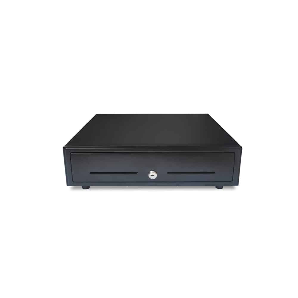 Gaveta de Dinheiro Go-Infinity Metálica Modelo MK-410 41Cm Preta