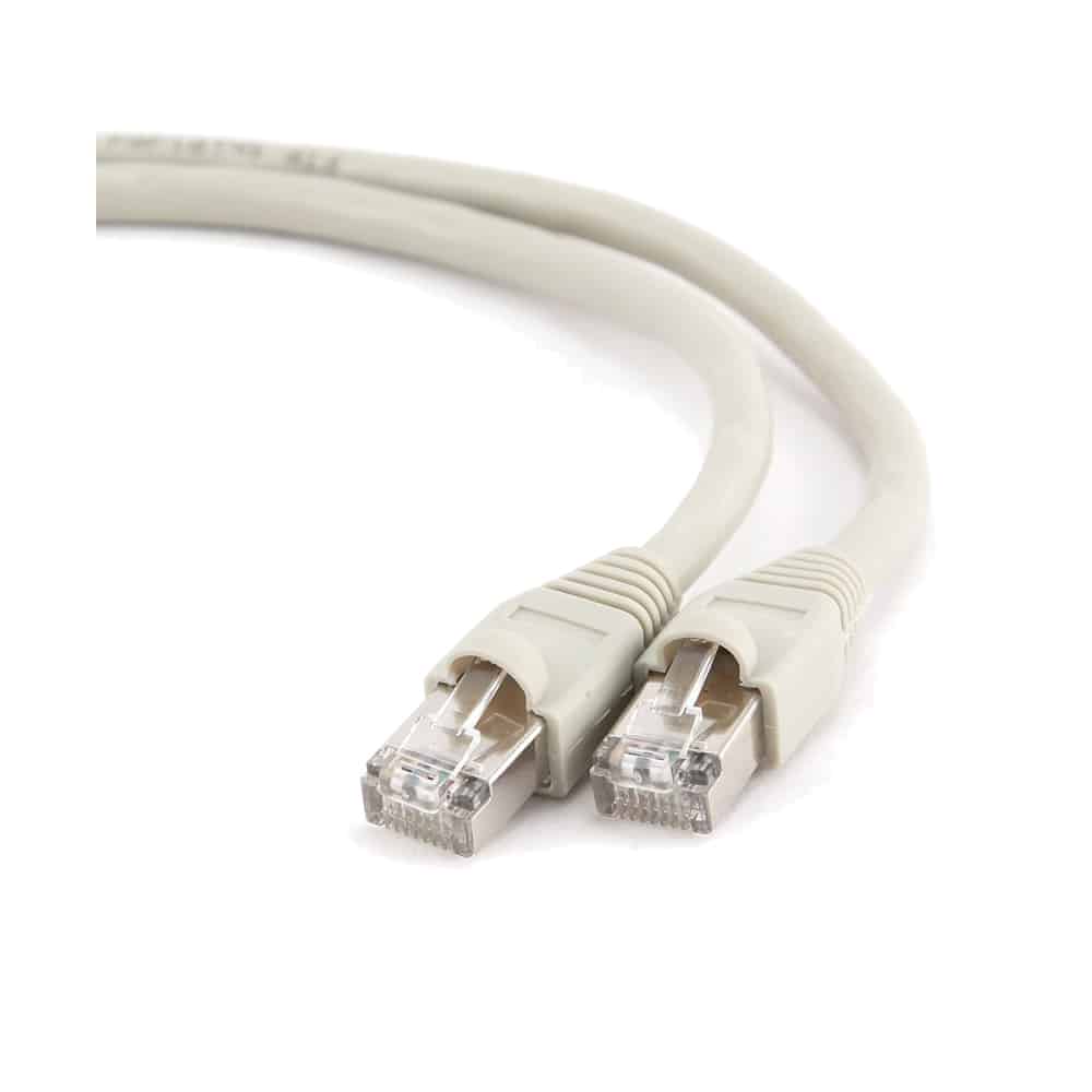 Gembird PP12-0.5M/Y – Cavo Di Rete RJ45 Cat5e, 0,5 Metri, Giallo, Connettori Placcati Oro