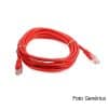 Cabo Rede Cat 6.  0.25M  - Vermelho