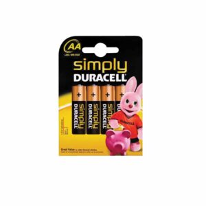 Pilha 1.5V AA Duracell Pack 4 Uni