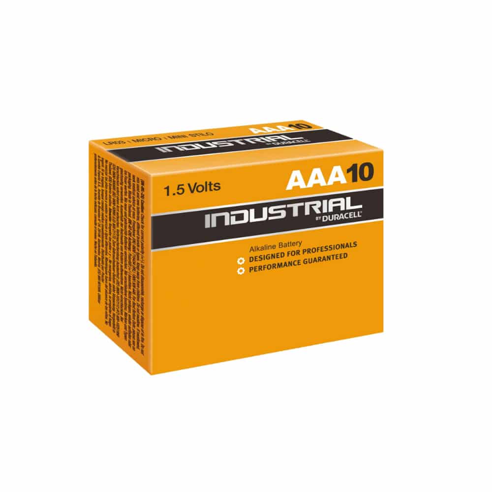 Pilha Industrial 1.5V AAA Duracell Pack 10Uni
