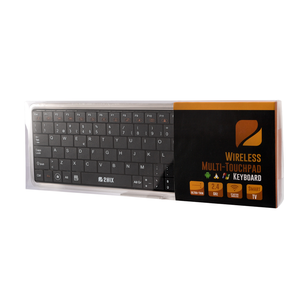 Mini Teclado 2HIX Wireless Com TouchPad e Numerico - LIMIFIELD