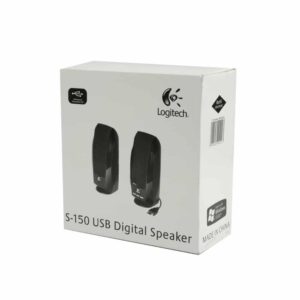 Colunas Logitech S150 2.0 USB Pretas - LIMIFIELD