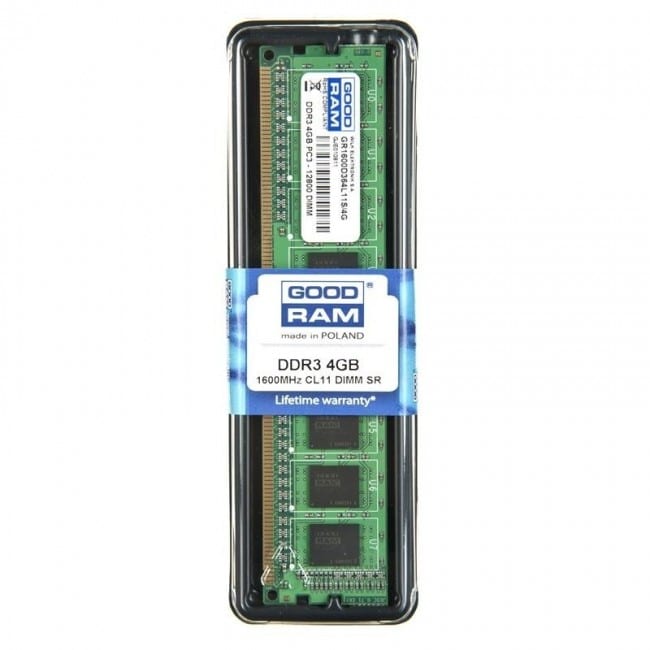 Memória Dimm DDR3 4GB GOODRAM 1600Mhz