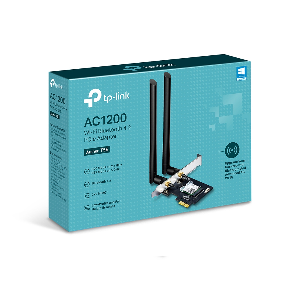 Placa de Rede TP-Link Pci-e Wireless e Bluetooth Archer T5E