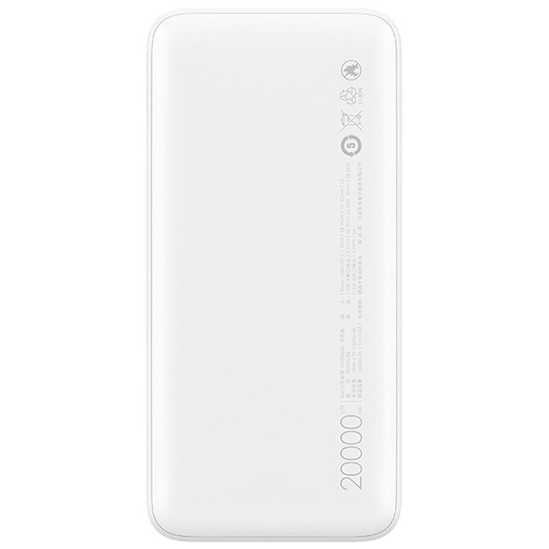 PowerBank Xiaomi REDMI 18W Fast Charge 20000mAh Branca