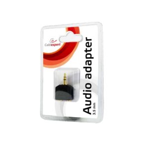 Adaptador 3.5mm p/ 2saidas para som Preto