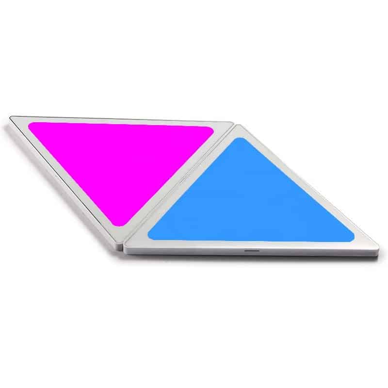 Conjunto de Lampadas Led Triangle Wifi 16Milhoes cores