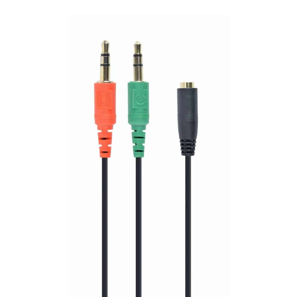 Adaptador Jack 3.5mm Macho para 4Pin 3.5mm Femea