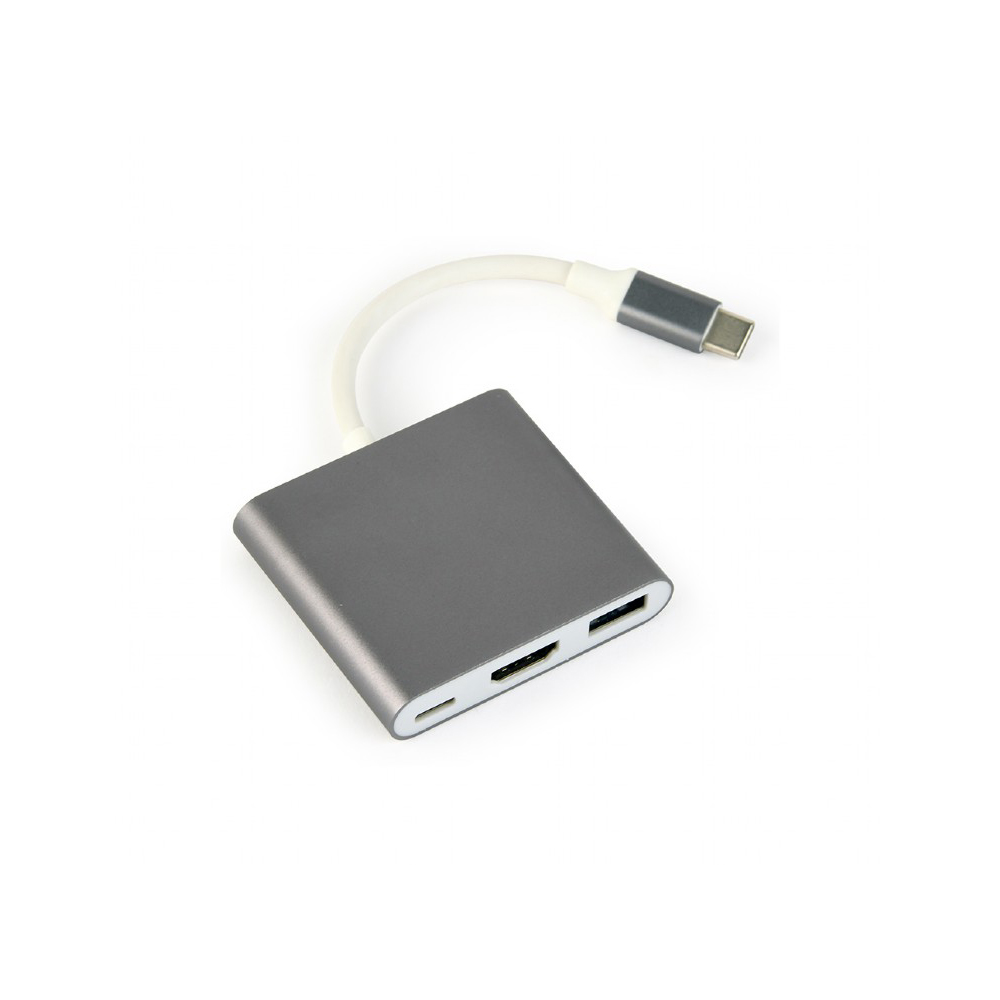Adaptador 3in1 Type-C para USB 3.0 HDMI Type-C