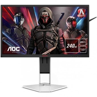 Monitor Gaming Aoc Agon 24.5 FHD 0.5Ms 240Hz DP Colunas