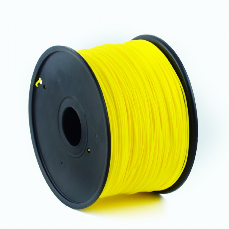 Filamento para Impressora 3D ABS 1.75mm 1Kg Amarelo Flurescente