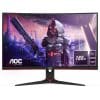 Monitor Aoc 27" Curvo Preto Led 1ms 165Hz FreeSync