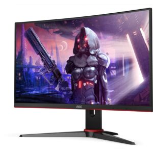 Monitor Aoc 27" Curvo Preto Led 1ms 165Hz FreeSync
