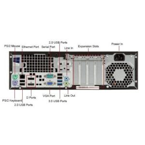Desktop Recondicionado HP 800G1 I5-4th 4Gb 240Gb Win7Pro