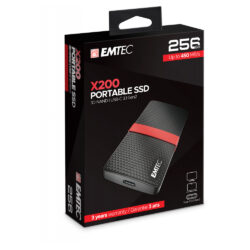 Disco Externo SSD EMTEC 256Gb X200 USB 3.1