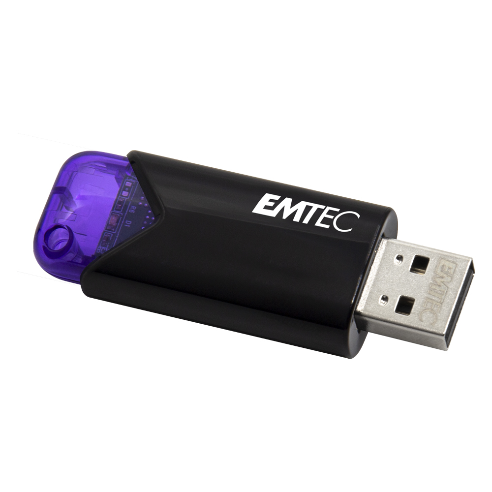 Pen Drive Emtec B110 128Gb Click Easy Usb 3.2 Purpura