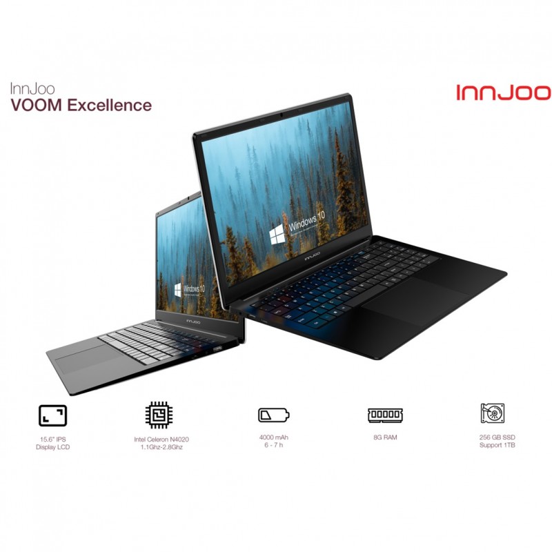 Portátil Innjoo Voom Excellence 15.6 N4020 8Gb 256Gb Win10