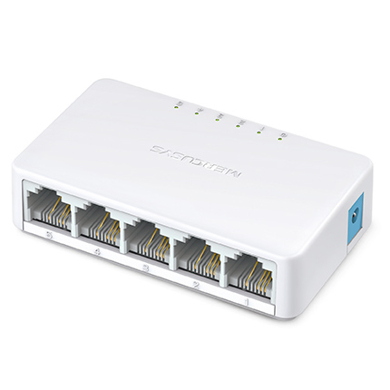 Switch Rede MERCUSYS 5Portas 10 100Mbps 1