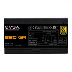 Fonte Alimentação EVGA BR 550W 80 Plus Gold 1