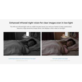 Camara Segurança Wi-Fi Xiaomi Mi Home 360º 2K Visao Noturna