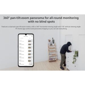 Camara Segurança Wi-Fi Xiaomi Mi Home 360º 2K Visao Noturna