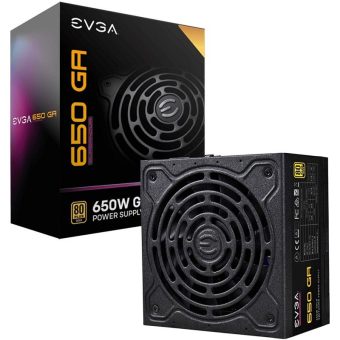 Fonte Alimentação EVGA CQ 650W 80 Plus Gold