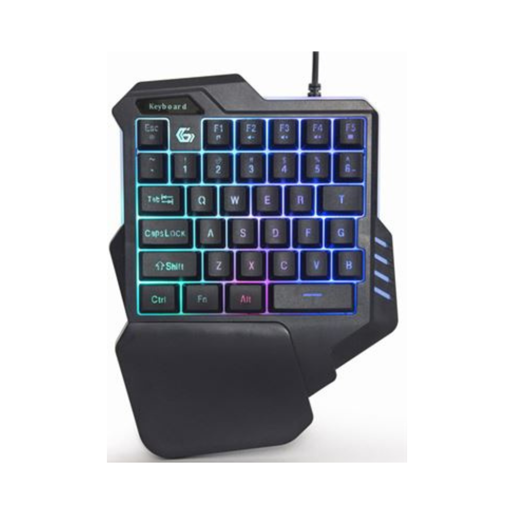 Conjunto Gaming Gembird 2in1 Mini Teclado + Rato RGB ideal para Portáteis - Image 4