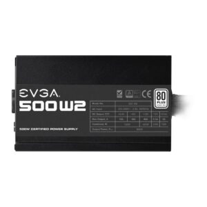 Fonte Alimentação EVGA W2 500W 80 Plus