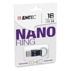 Pen Drive Emtec T100 16Gb Nano Ring Usb 3.1