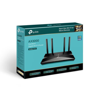 Router TP-Link AX3000 Wi-Fi 2402Mbps+574Mbps 5xGigabit LAN Ports - Archer AX50
