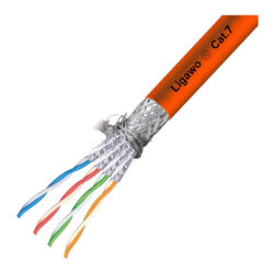 Cabo Rede Cat 7 LSZH Solid Coper 1200Mhz 10Gbase-T / Metro