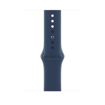 Apple Watch SE GPS 44 mm Caixa de Aluminio Prata Correia Deportiva Azul Abismo 1