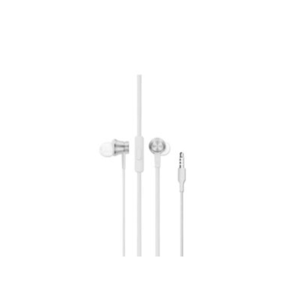 Auriculares Xiaomi Mi In Ear Basic Com Microfone Jack 3.5mm Prateados