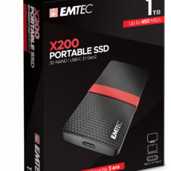 Disco Externo SSD EMTEC 1TB X200 USB 3.1