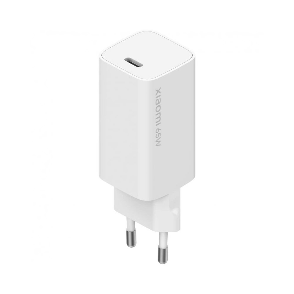 Carregador de Parede Xiaomi Mi 65W Fast Charger with GaN Tech 1xType-C/ 1xUSB A 65W