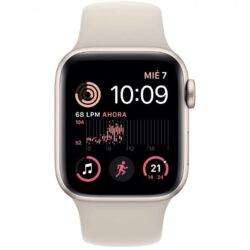 Apple Watch SE GPS 40mm Caixa de Alumínio em Branco Estrela Correia Desportiva Branco Estrela 2