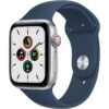 Apple Watch SE GPS Celular 40 mm Caixa de Alumínio em Prateado Correia Desportiva Azul Abismo