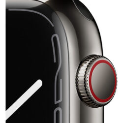 Apple Watch Series 7 GPS Celular 41 mm Caixa de Aço Grafite Correia Milanesa Grafite