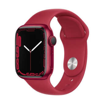 Apple Watch Series 7 GPS Celular 41 mm Caixa de Alumínio em Vermelho Correia desportiva Vermelho