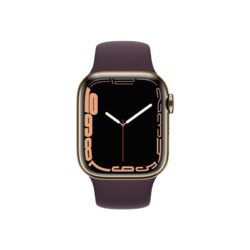 Apple Watch Series 7 GPS Celular 41 mm Caja de Aço em Dourado Correia deSportiva Cereja