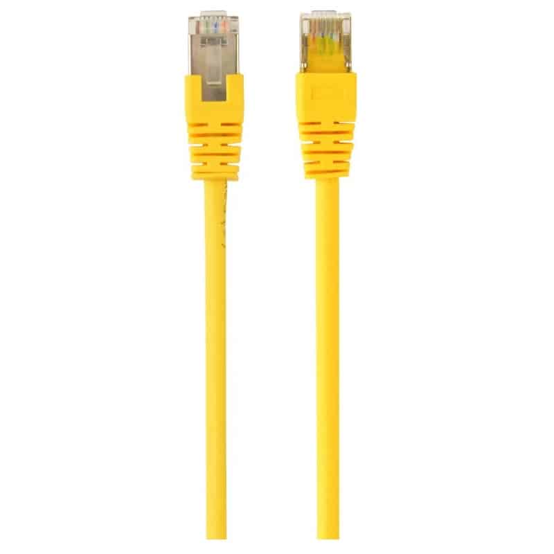 Cabo de Rede Cat.6 Shielded 0.25Mt Amarelo - Limifield