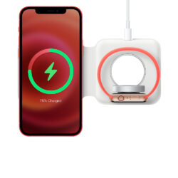 Carregador sem fios Duplo Apple MagSafe para iPhone e Apple Watch 5
