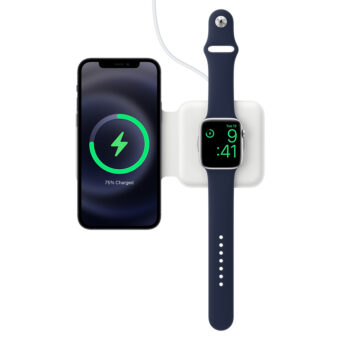 Carregador sem fios Duplo Apple MagSafe para iPhone e Apple Watch 6
