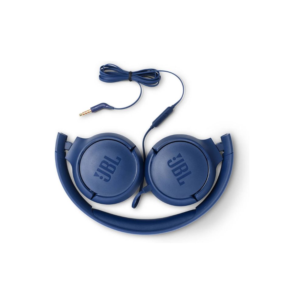 Auscultadores JBL Tune 500 Com Microfone Jack 3.5 Azul - Image 4