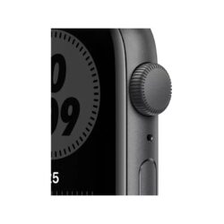 Apple Watch SE Nike GPS 44 mm Caixa de Alumínio em Cinza Espacial Correia Desportiva Nike Antracite Preto