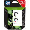 Tinteiro Original HP nº303 Multipack   Preto e Tricolor