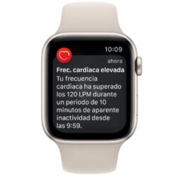 Apple Watch SE GPS Celular 44mm Caixa de Alumínio em Branco Estrela Correia Desportiva Branco Estrela