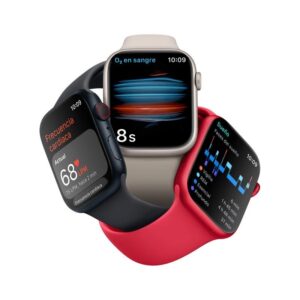 Apple Watch Series 8 GPS Celular 45mm Caixa de Aço Inoxidable Prateado Correia Milanesa Loop Prateada